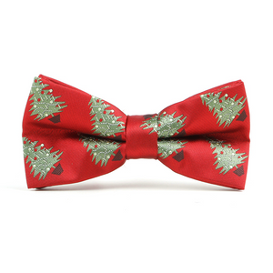 Mantieqingway Brand Men's Bowtie Mens Polyester Bow Tie for Wedding Bridegroom Slim Christmas Bow Ties Santa Claus Elk Bowties