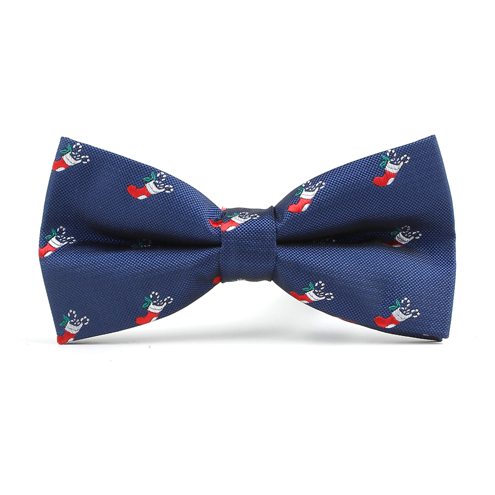 Mantieqingway Brand Men's Bowtie Mens Polyester Bow Tie for Wedding Bridegroom Slim Christmas Bow Ties Santa Claus Elk Bowties