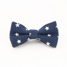 Fashion Plaid Print Child Bow Tie Unisex Dots Baby Boy Cartoon Collar Bowtie Cravat Skinny Neck Tie For Suits Five-Stars Bowtie