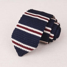 Mantieqingway Men's Suits Knit Tie Plain Necktie For Wedding Party Tuxedo Striped Woven Skinny Gravatas Cravats Accessories