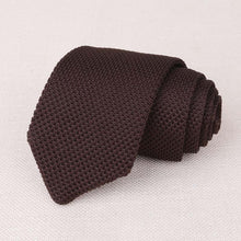 Mantieqingway Men's Suits Knit Tie Plain Necktie For Wedding Party Tuxedo Striped Woven Skinny Gravatas Cravats Accessories