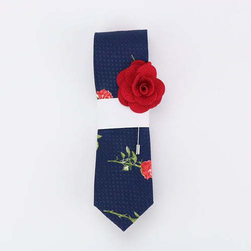 Mantieqingway 6cm Vintage Floral Cotton Ties for Men Wedding Black Tie Slim Gravatas Corbatas Fashion Casual Printed Tie Necktie