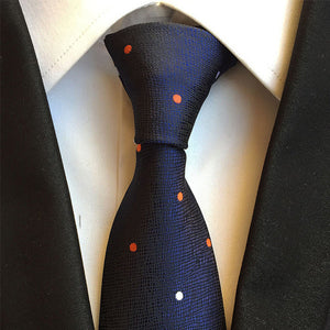 Mantieqingway Brand Ties for Men Wedding Party Paisley Flower Neck Ties Polyester Dots Necktie 8 cm Gravata Classic Ties for Men