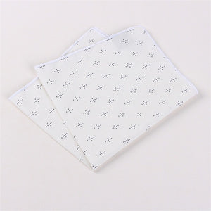 Mantieqingway Brand Fashion Handkerchief for Men Cotton Pocket Squares Handkerchiefs Mens Polka Dot Square Pocket Handkerchiefs