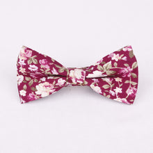 Mantieqingway Popular Bow Ties Cotton Floral Neckwear Bowtie for Men Suit Bow Tie for Mens Wedding Party Fashion Accessories