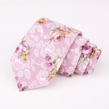 Mantieqingway Cotton Ties for Men Fashion New Flower Neck Ties for Wedding Floral Dots Gravata Tie Bridegroom Skinny Neck Tie