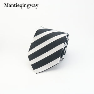 Mantieqingway Brand Ties Men Polyester Ties Floral Gravata for Mens Polka Dots Business Ties Bridegroom Paisley Men Neck Ties