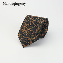 Mantieqingway Brand Ties Men Polyester Ties Floral Gravata for Mens Polka Dots Business Ties Bridegroom Paisley Men Neck Ties