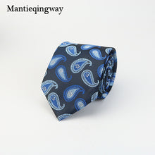 Mantieqingway Brand Ties Men Polyester Ties Floral Gravata for Mens Polka Dots Business Ties Bridegroom Paisley Men Neck Ties