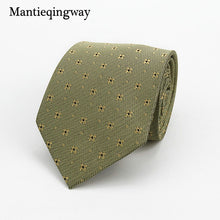 Mantieqingway Men's Suits Necktie Polyester Silk Plaid Ties Striped Dots Cravate for Mens Suit Business Classic Neck Tie