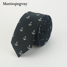 Mantieqingway Tie Men's Polyester Slim Necktie for Suits Plaid Polka Dots Ties for Men Suit Navy Blue Men Tie Narrow Neck Tie