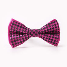 Mantieqingway Brand Plaid Bow Ties for Men Patchwork Paisley Solid Bowtie for Mens Wedding Fashion White Dots Bowties