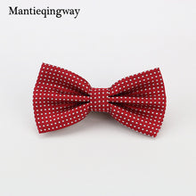 Mantieqingway Candy Color Bowtie Fashion Baby Boys Girls Wedding Suits Accessories Bowties Cute Kids Bow Tie Children Dots Ties