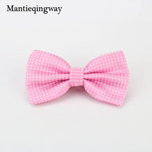 Mantieqingway Candy Color Bowtie Fashion Baby Boys Girls Wedding Suits Accessories Bowties Cute Kids Bow Tie Children Dots Ties