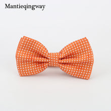 Mantieqingway Candy Color Bowtie Fashion Baby Boys Girls Wedding Suits Accessories Bowties Cute Kids Bow Tie Children Dots Ties