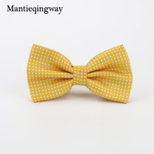 Mantieqingway Candy Color Bowtie Fashion Baby Boys Girls Wedding Suits Accessories Bowties Cute Kids Bow Tie Children Dots Ties