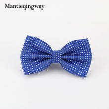 Mantieqingway Candy Color Bowtie Fashion Baby Boys Girls Wedding Suits Accessories Bowties Cute Kids Bow Tie Children Dots Ties