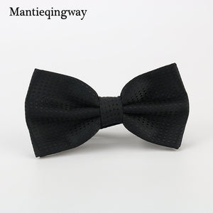 Mantieqingway Candy Color Bowtie Fashion Baby Boys Girls Wedding Suits Accessories Bowties Cute Kids Bow Tie Children Dots Ties