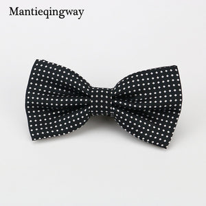 Mantieqingway Candy Color Bowtie Fashion Baby Boys Girls Wedding Suits Accessories Bowties Cute Kids Bow Tie Children Dots Ties