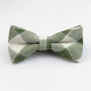 Mantieqingway Brand Wedding Bow Tie for Men Cotton Plaid Bowties Casual Business Cravat Bowknot Bowties Men Fashion Gift