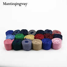 Mantieqingway New Knitted Ties for Men Business Casual Skinny Ties Polka Dots Knitted Navy Blue Ties Mens Slim Weeding Neckties