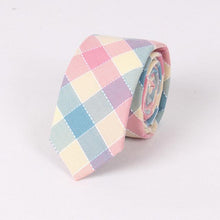 Mantieqinwgay Business Ties for Men Cotton Neckties for Formal Wedding Plaid Pattern Jacquard Neckties Brand Men's Ties Cravats