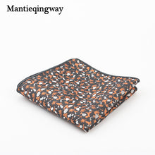 Mantieqingway Paisley Flower Dots Pattern Handkerchief Men Business Suit Polyester Pocket Square Navy Stripe Red Handkerchiefs
