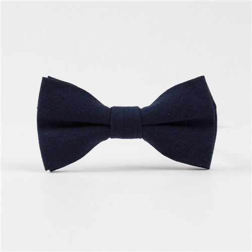 Mantieqingway Children Solid Bow Tie Cotton Bowtie for Boys Casual Baby Gravata Borboleta of Vestidos Bowknot Child Bow Ties