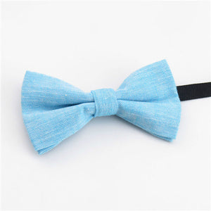 Mantieqingway Children Solid Bow Tie Cotton Bowtie for Boys Casual Baby Gravata Borboleta of Vestidos Bowknot Child Bow Ties