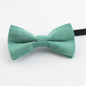 Mantieqingway Children Solid Bow Tie Cotton Bowtie for Boys Casual Baby Gravata Borboleta of Vestidos Bowknot Child Bow Ties