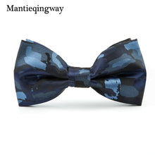 Mantieqingway Formal Business Polyester Bow Tie Fashion Paisley Printed Bowtie Wedding Tie Mens Neckwear Bowknots Slim Gravatas