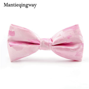 Mantieqingway Formal Business Polyester Bow Tie Fashion Paisley Printed Bowtie Wedding Tie Mens Neckwear Bowknots Slim Gravatas