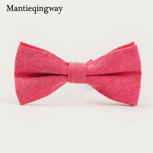 Mantieqingway Brand Bowtie Mens Polyester Apparel Suit Bow Tie for Wedding Bridegroom Slim Gravatas Neck Ties Accessories