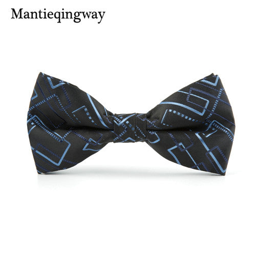 Mantieqingway Formal Suits Mens Polyester Bow Tie Paisley Printed Bowknot Bowtie for Men's Wedding Neckwear Floral Gravatas Tie