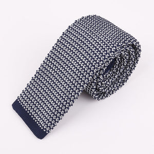 Mantieqingway Brand New Fashion Business Casual Skinny Ties for Men Korean Knitted Ties Dot Mens Ties Neckties For Wedding Party