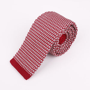 Mantieqingway Brand New Fashion Business Casual Skinny Ties for Men Korean Knitted Ties Dot Mens Ties Neckties For Wedding Party