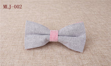 Mantieqingway Patchwork Solid Self Tie Bow Ties Cotton Linen Self Tied Bowknot Bowties for Men Wedding Party Bowties Neck Ties
