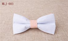 Mantieqingway Patchwork Solid Self Tie Bow Ties Cotton Linen Self Tied Bowknot Bowties for Men Wedding Party Bowties Neck Ties