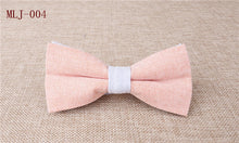 Mantieqingway Patchwork Solid Self Tie Bow Ties Cotton Linen Self Tied Bowknot Bowties for Men Wedding Party Bowties Neck Ties