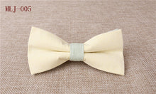 Mantieqingway Patchwork Solid Self Tie Bow Ties Cotton Linen Self Tied Bowknot Bowties for Men Wedding Party Bowties Neck Ties