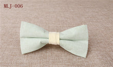 Mantieqingway Patchwork Solid Self Tie Bow Ties Cotton Linen Self Tied Bowknot Bowties for Men Wedding Party Bowties Neck Ties