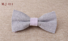 Mantieqingway Patchwork Solid Self Tie Bow Ties Cotton Linen Self Tied Bowknot Bowties for Men Wedding Party Bowties Neck Ties