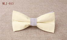 Mantieqingway Patchwork Solid Self Tie Bow Ties Cotton Linen Self Tied Bowknot Bowties for Men Wedding Party Bowties Neck Ties