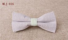 Mantieqingway Patchwork Solid Self Tie Bow Ties Cotton Linen Self Tied Bowknot Bowties for Men Wedding Party Bowties Neck Ties