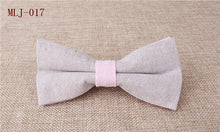 Mantieqingway Patchwork Solid Self Tie Bow Ties Cotton Linen Self Tied Bowknot Bowties for Men Wedding Party Bowties Neck Ties