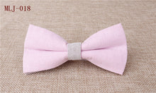 Mantieqingway Patchwork Solid Self Tie Bow Ties Cotton Linen Self Tied Bowknot Bowties for Men Wedding Party Bowties Neck Ties