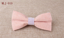 Mantieqingway Patchwork Solid Self Tie Bow Ties Cotton Linen Self Tied Bowknot Bowties for Men Wedding Party Bowties Neck Ties