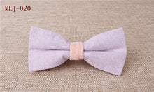 Mantieqingway Patchwork Solid Self Tie Bow Ties Cotton Linen Self Tied Bowknot Bowties for Men Wedding Party Bowties Neck Ties
