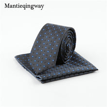 Mantieqingway Men's 22*22cm Handkerchief Polyester Tie Set Striped Pocket Square Chest Towel Corbatas Hombre Pajarita Wedding