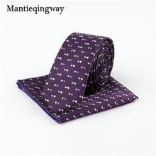 Mantieqingway Men's 22*22cm Handkerchief Polyester Tie Set Striped Pocket Square Chest Towel Corbatas Hombre Pajarita Wedding